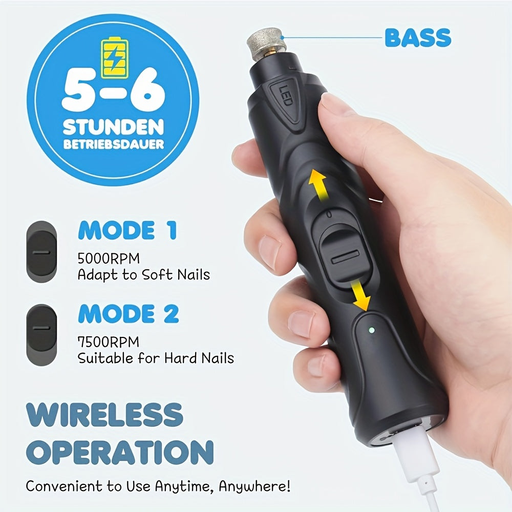 Kit entretien ongles pour animaux, incluant ciseaux pour chiens et ponceuse pour chats, essentiel pour soin des pattes.