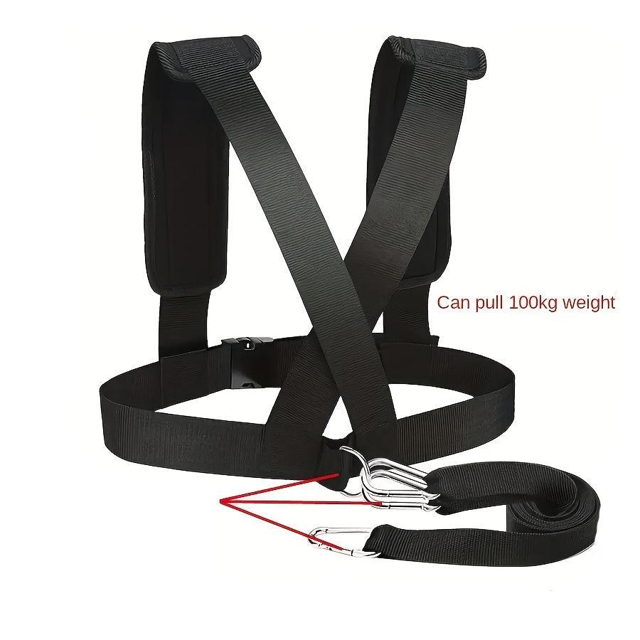 A Fitness Weight Belt, Resistance Bands, And Sled Harness Suitable for Strength, Speed, And Agility Training - Enhance Your Athletic Performance And Achieve Your Fitness Goals Faster.