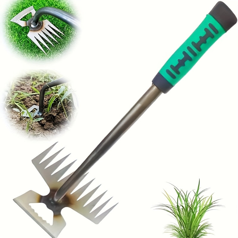 Outil de désherbage 2024 Binette ergonomique, durable pour jardinage et agriculture, idéale pour enlever herbes, entretenir jardins et embellir espaces extérieurs.