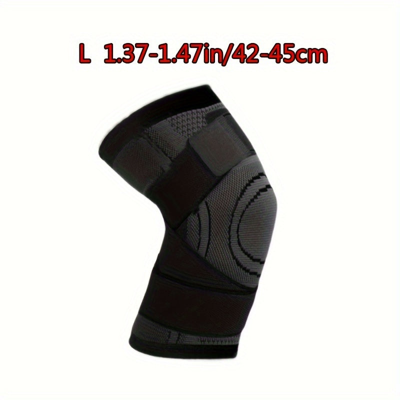 1pc Breathable Compression Knee Brace for Sports, Gym, Hiking, And Joint Support - High Elastic Knee Pad Protector for Fitness