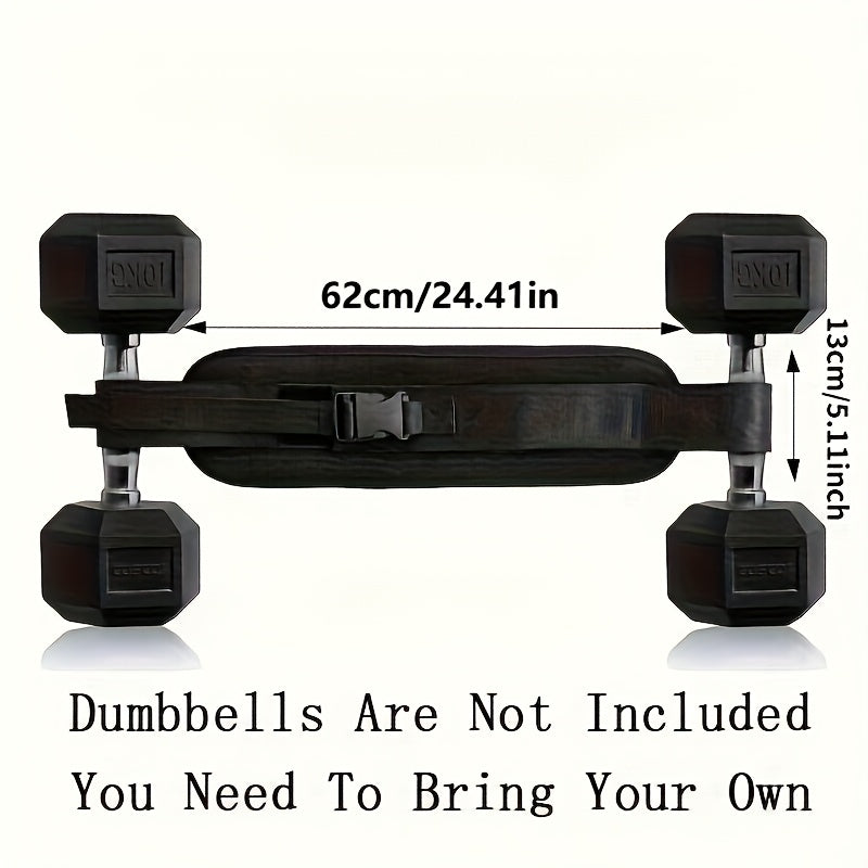 Adjustable Waist Weight Belt - 360° Swivel, Black Nylon Hip-Shaping Design for Dumbbell Training &amp; Home Gym Workouts, Perfect Gift for Fitness Enthusiasts, Gym Accessories, Waist Trainer, Fitness Accessory, Sleek Workout Gea