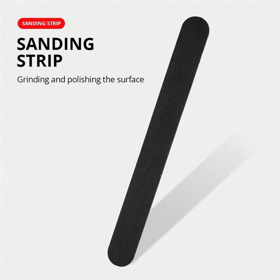 Kit pédicure 10 pièces, 30,48 cm, exfoliant et râpe pieds, élimine callosités et peaux mortes, plastique sans parfum, soin maison efficace.