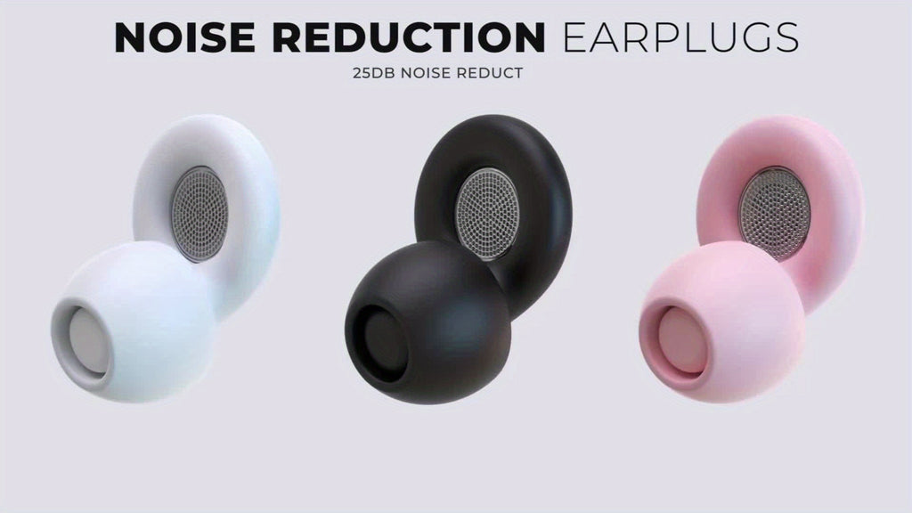 Bouchons d’oreilles isolants, réutilisables, 3 tailles incluses, confortables et durables, avec étui, parfaits pour concerts, sommeil et activités.