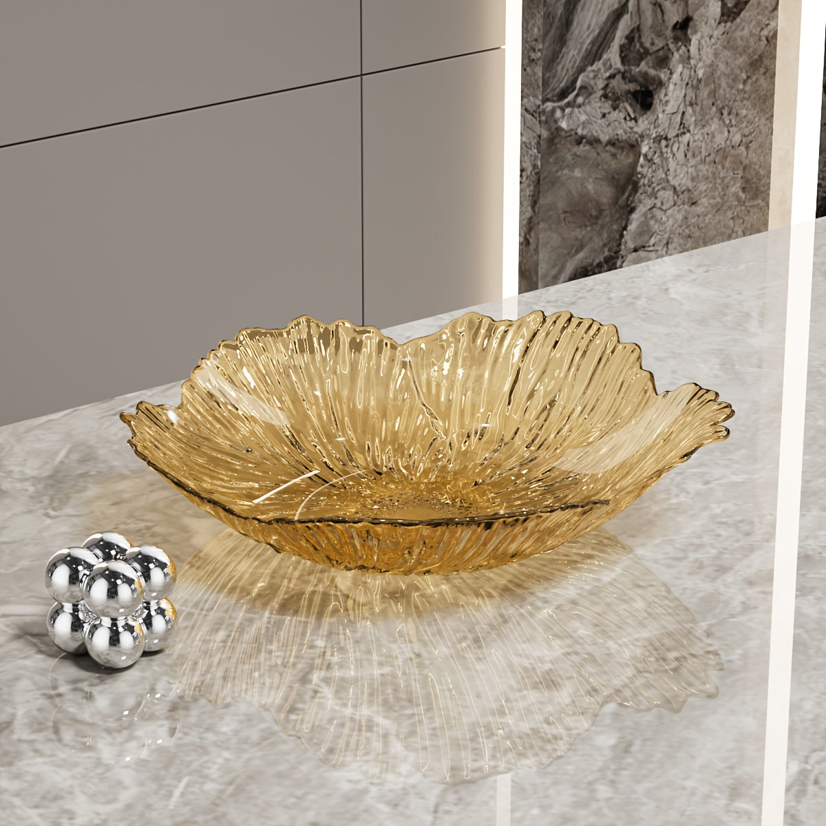 Assiette saladier pétales : style nordique, créatif, pour fruits, légumes et salades. Idéale cuisine, restaurant et repas festifs à domicile.