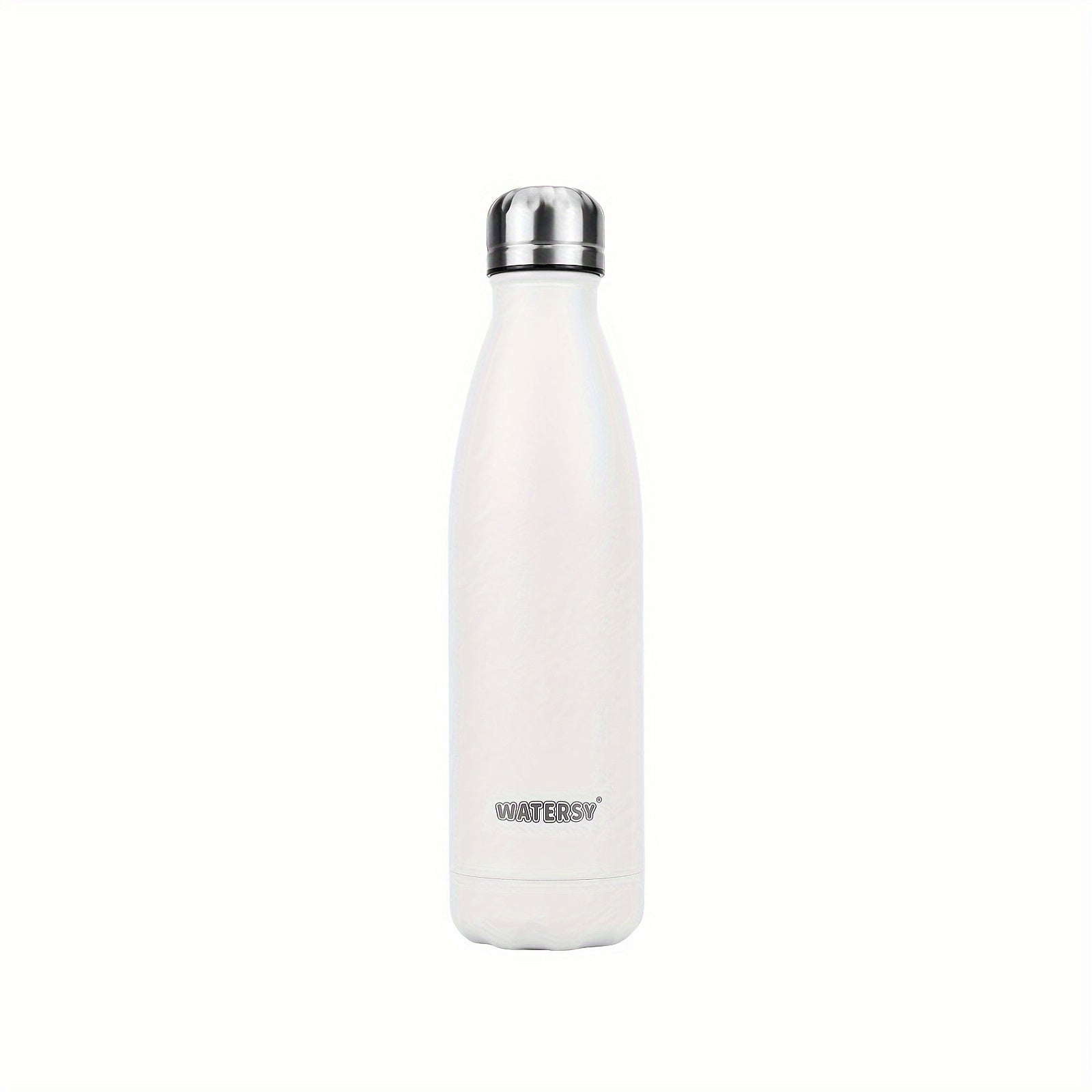 Bouteille WATERSY 500 ml en acier inoxydable, thermique, étanche, sans BPA, conserve boissons chaudes 12 h et froides 24 h.