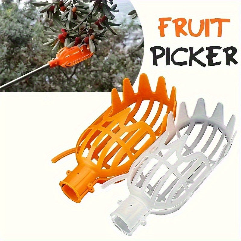 Heavy-Duty Fruit Picker Tool with Lightweight Design - Efficient Harvesting for Orchards, Farms, Gardens - Durable Construction, Easy to Use Gardening Equipment for Apples, Cherries, Peaches, Tomatoes - Ideal for Home &amp; Like