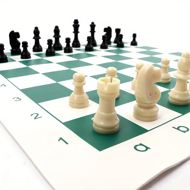 حصيرة شطرنج دولية، قطع شطرنج دولية، لعبة شطرنج ذكاء للبالغين، لعبة بطولة شطرنج بلاستيكية