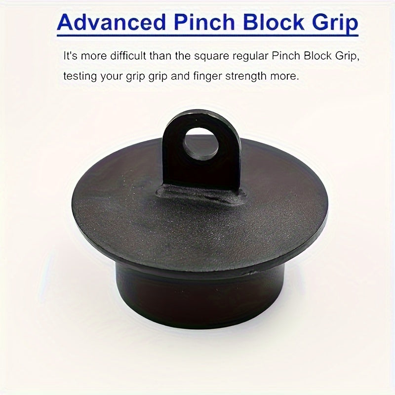 Renforceur de prise en fer noir durable avec poids ajustable, idéal pour l’entraînement à domicile et en salle de sport, construction robuste.