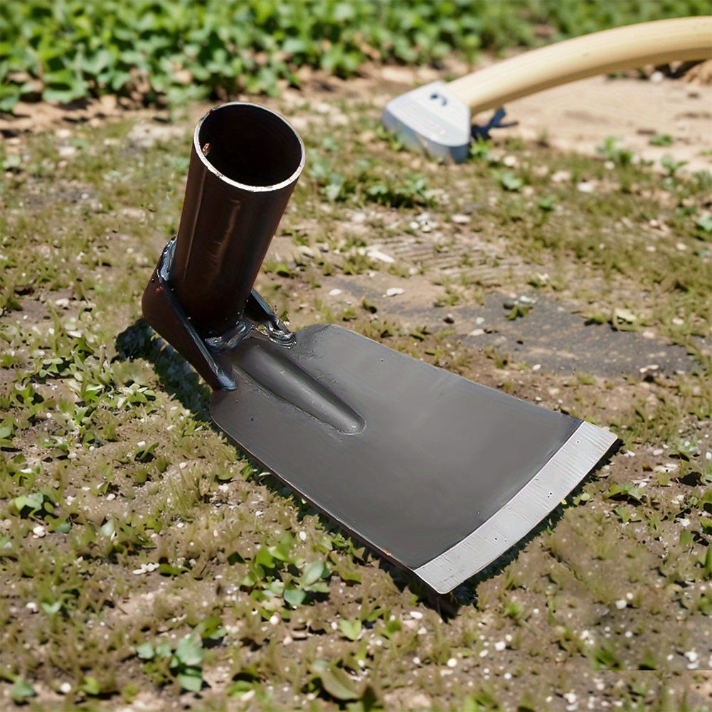 Mini-houe en acier au manganèse, poignée antidérapante ergonomique pour ameublir la terre et désherber, outil polyvalent adapté légumes, fleurs et jardin.