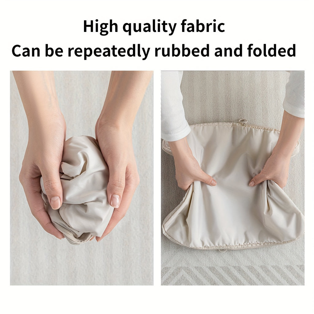 Lot de 6 cubes de rangement compressibles en polyester, durables, sans impression, idéaux pour vêtements, accessoires et organisation de bagages.