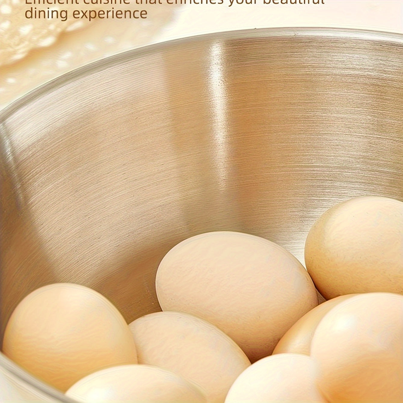 Ustensiles de pâtisserie avec saladier gradué en acier inoxydable, idéal pour mélange, stockage alimentaire et préparation de repas.