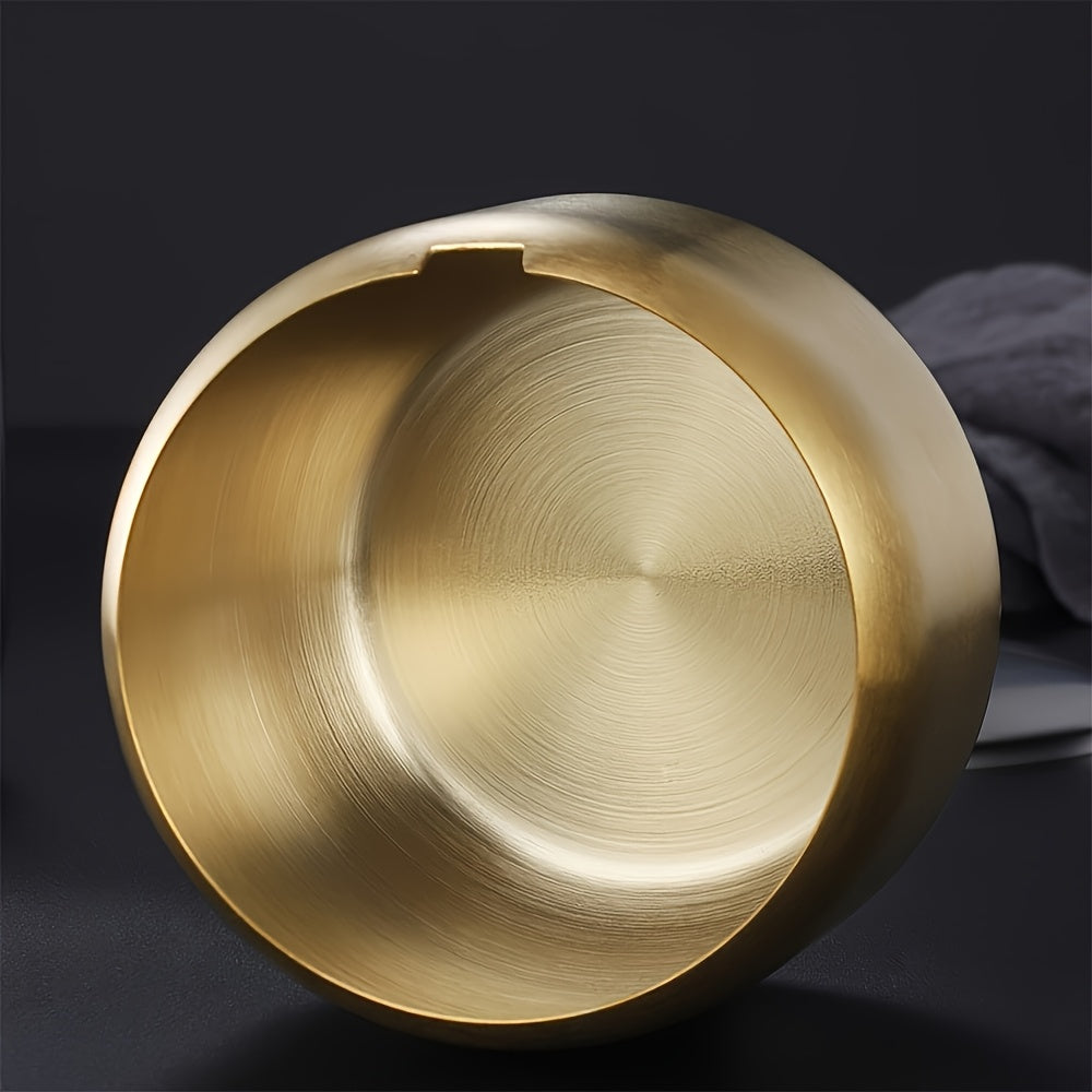 3pcs Set: 1pc Jar + 1pc Lid + 1pc Spoon, Round Handle Stainless Steel Spice Jar - Multi-Functional Sugar Container for Salt, Pepper &amp; MSG Storage, Durable Shaker Bowl with Drill-Free Installation, Reusable Salad Dish, Kitchen