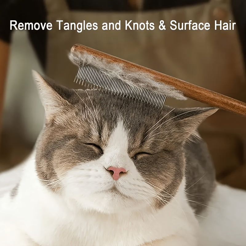 Lot 1/2/3 peignes pour animaux, démêlage et retrait de poils, dents arrondies, doux, adaptés chats et chiens, entretien et beauté.