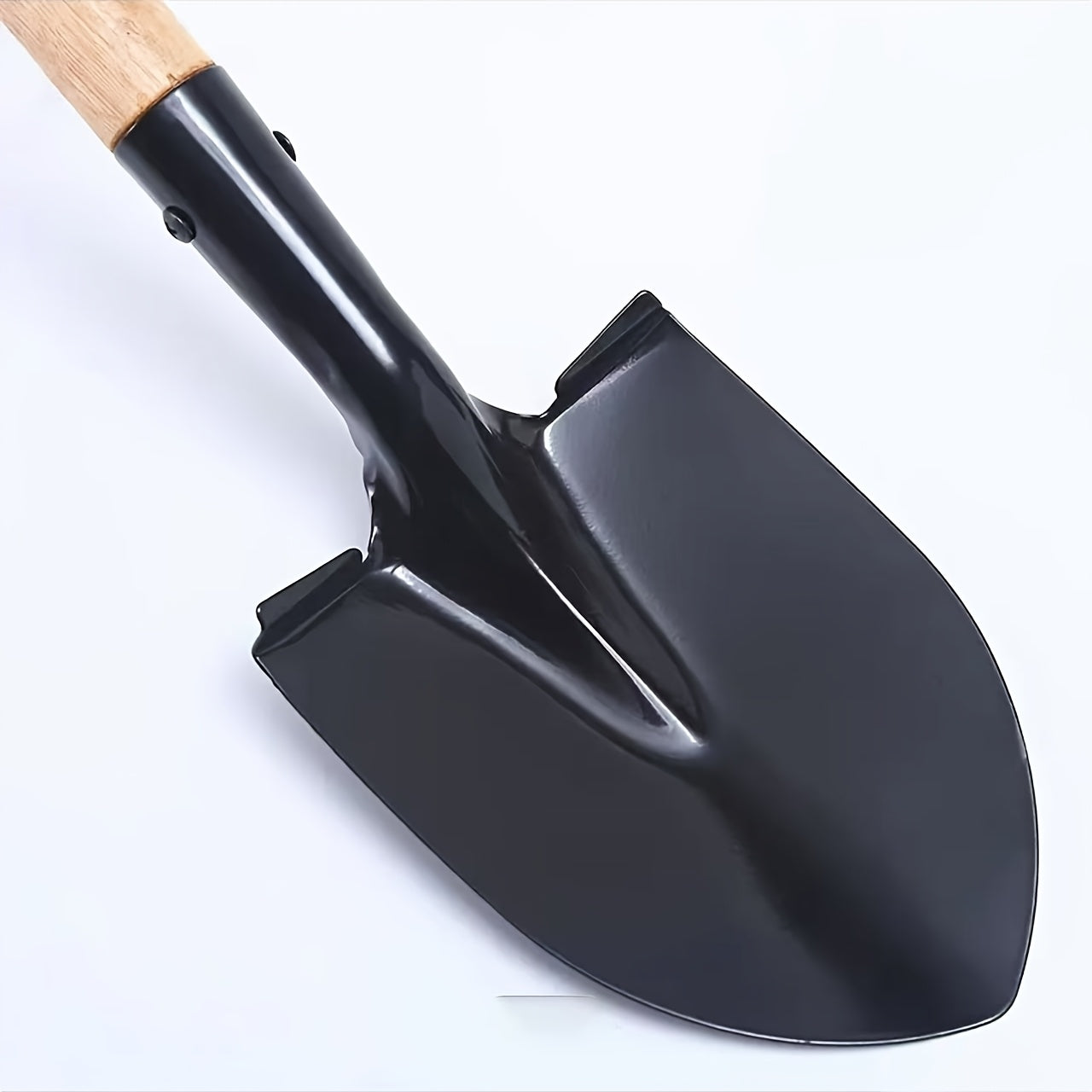 1 مجرفة حديقة مدمجة: مثالية للبستنة المنزلية والحفر الخفيف - هيكل معدني قوي، لا يتطلب طاقة