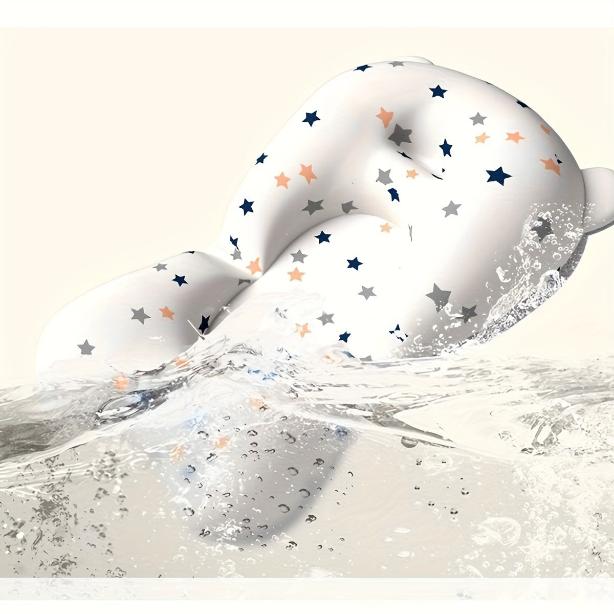 Siège de bain bébé PanLynner, filet antidérapant 0-3 ans, coussin doux en polyester avec sangle de sécurité pour nourrisson et tout-petit.