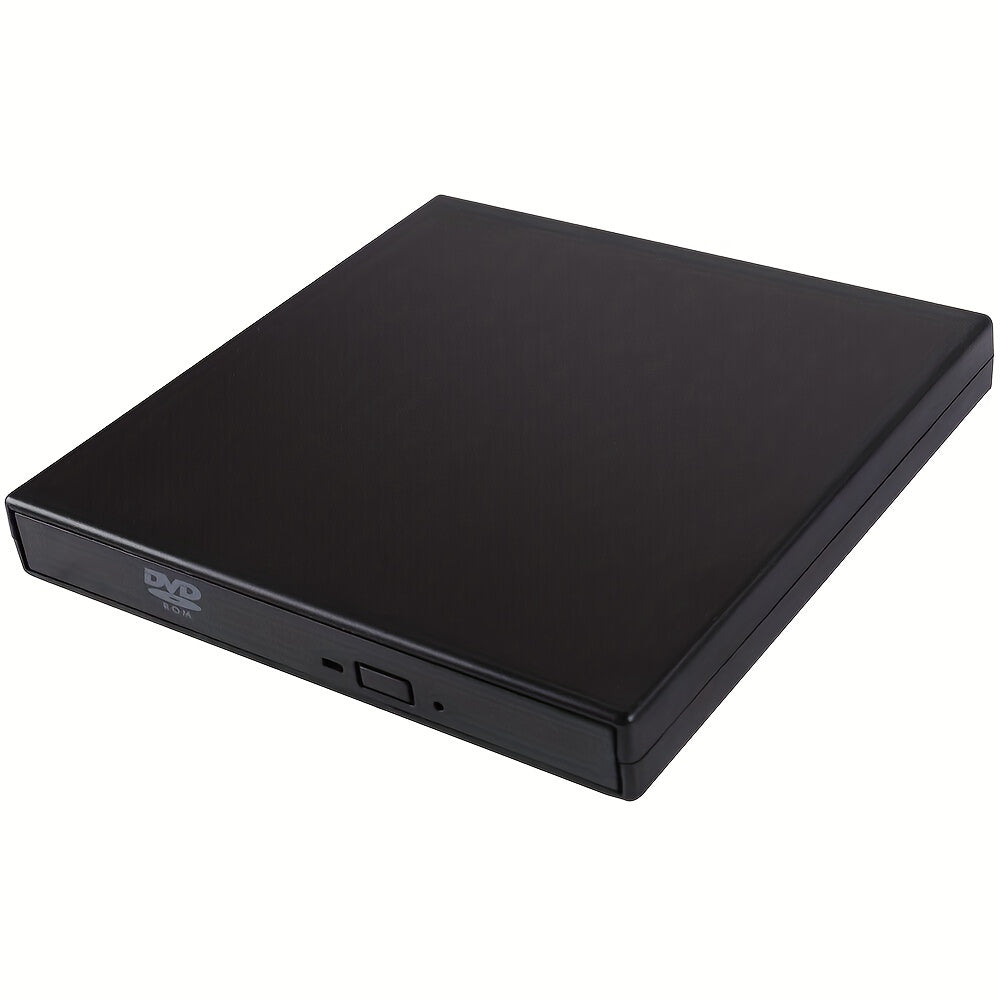 Lecteur/Graveur CD/DVD Externe USB 2.0 : Design slim et portable, compatible PC et laptop, lecture et gravure CD-RW/DVD-RW facile.