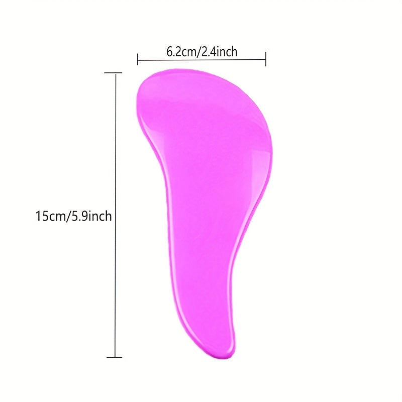 Peigne professionnel salon, anti-statique, massage et démêlage, manche ABS, idéal pour cheveux normaux, douche et coiffage.