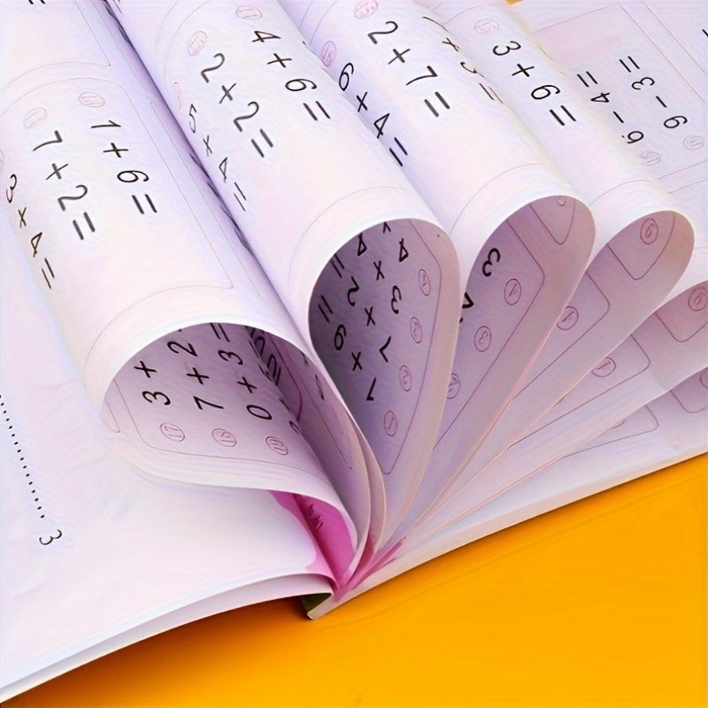 Cahier d’exercices mathématiques, addition et soustraction 10‑100, pour entraînement quotidien et amélioration des compétences en calcul.