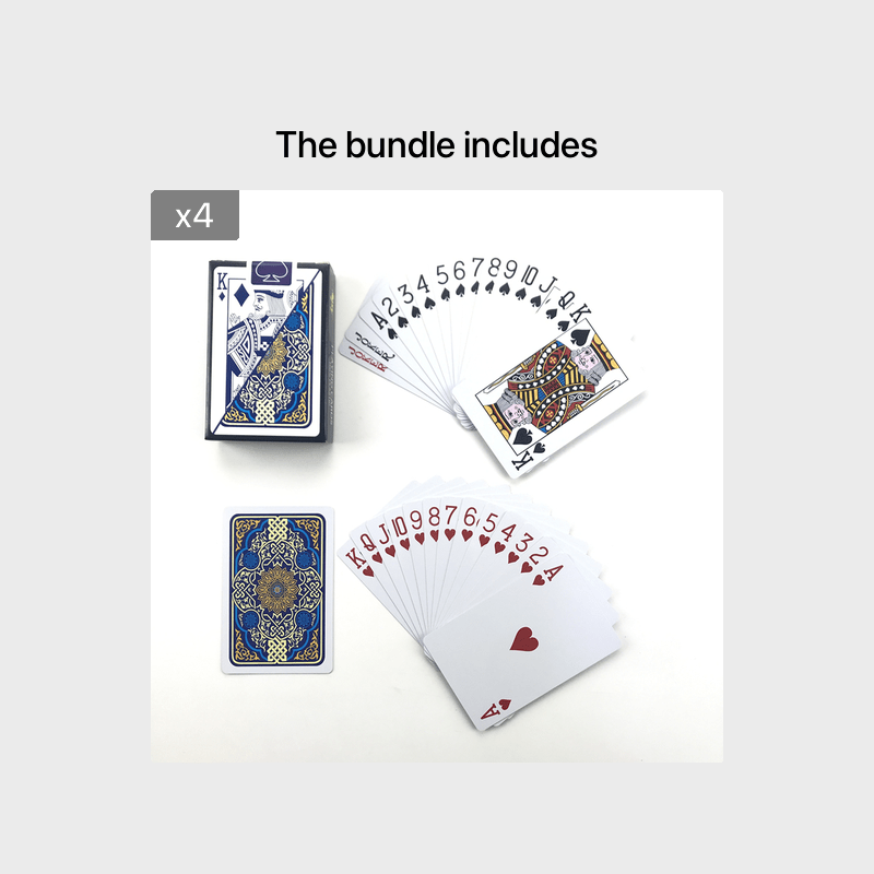 بطاقة لعب بلاستيكية عالية الجودة مقاومة للماء من البولي فينيل كلوريد قابلة للغسل شال للبالغين، هدية عيد الميلاد والهالوين وعيد الشكر وهدية الألعاب