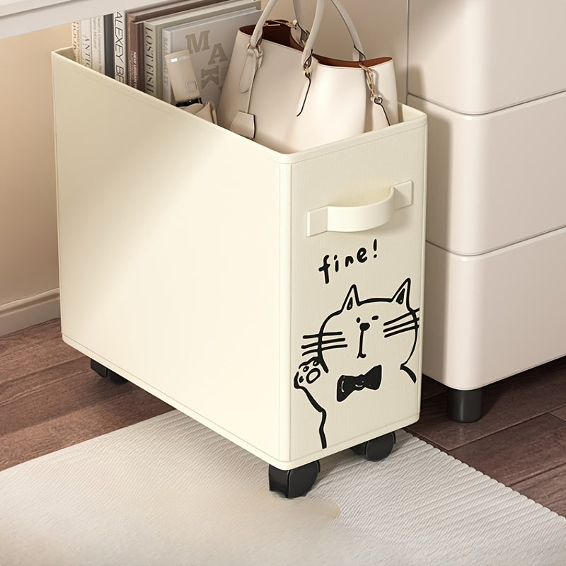 Chariot de rangement mobile sous bureau, idéal pour organiser le bureau, pratique et parfait comme cadeau pour toutes occasions.