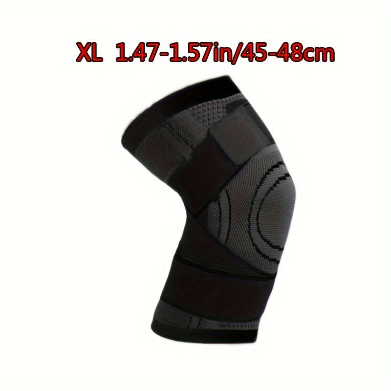 1pc Breathable Compression Knee Brace for Sports, Gym, Hiking, And Joint Support - High Elastic Knee Pad Protector for Fitness