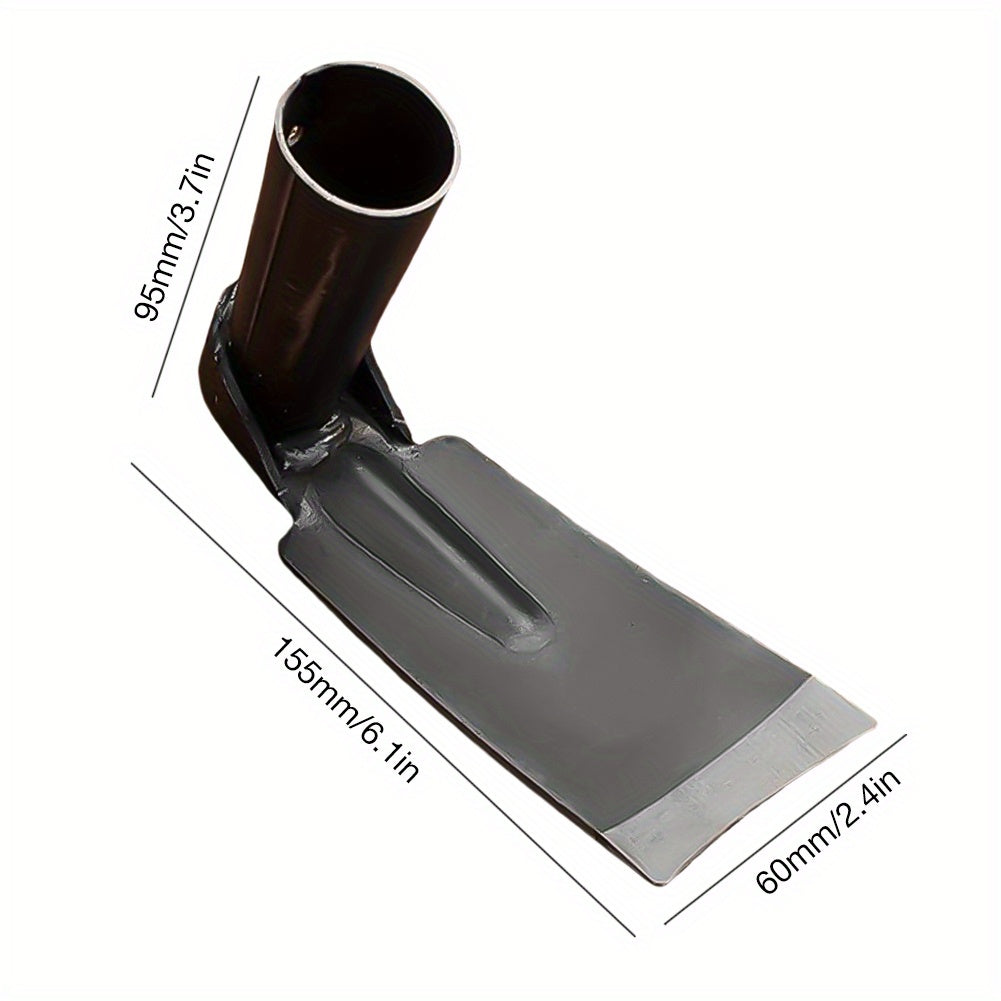 Mini-houe en acier au manganèse, poignée antidérapante ergonomique pour ameublir la terre et désherber, outil polyvalent adapté légumes, fleurs et jardin.