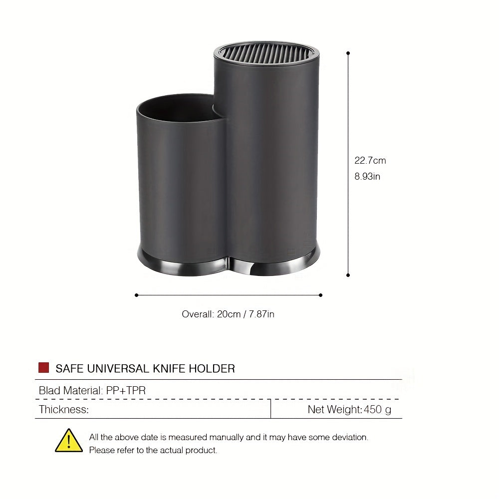 3-in-1 Multi-Functional Kitchen Utensil Holder | Safe Universal Tool Rack, Large Kitchenware &amp; Tableware Combined Drying Tube, Plastic Material, Must-Have Gift for Thanksgiving Feast