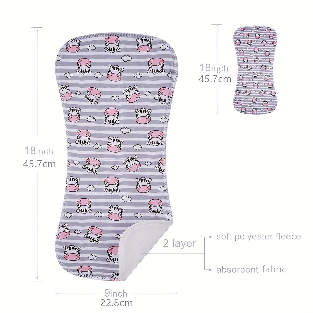 Lot de 5 langes en coton, extra absorbants et doux, pour bébés garçons et filles.
