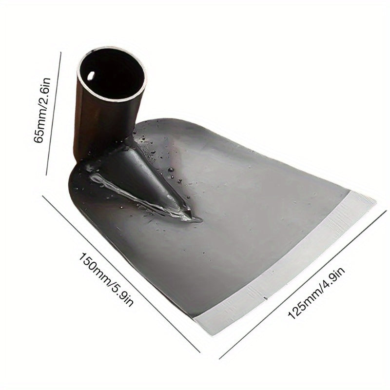 Heavy-Duty Manganese Steel Garden Hoe - Ideal for Soil Digging, Weeding, and Planting Vegetables &amp; Flowers | Robust Metal Trowel Design, Sharp Teeth for Efficient Digging