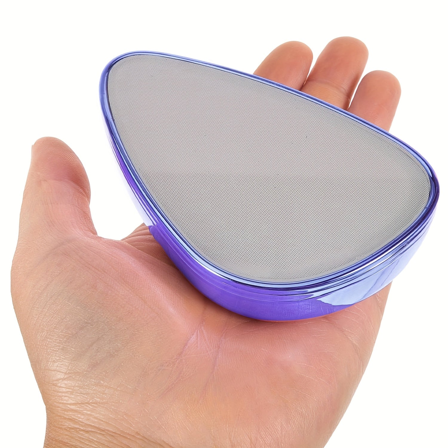 Épilateur portable indolore, design ergonomique, retire efficacement poils jambes, bras et dos, outil lisse et pratique pour femmes et hommes.