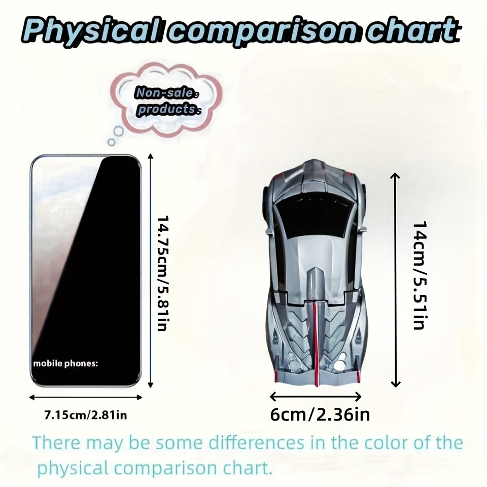 Jouet voiture robot transformable, activation par collision, propulsion inertielle, plastique ABS, détails réalistes, cadeau idéal pour enfants à Noël.
