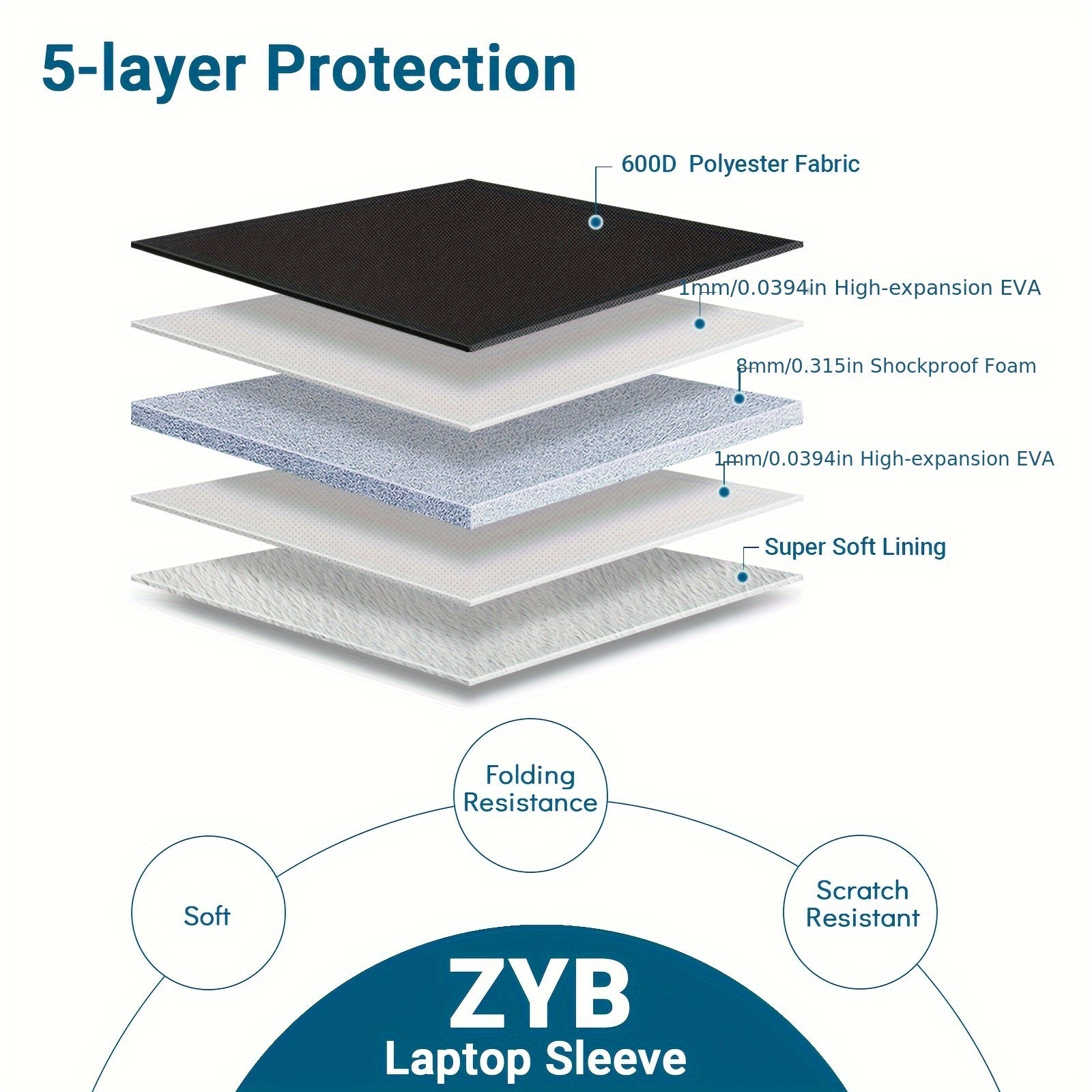 Housse de protection pour ordinateur portable, compatible MacBook et autres notebooks 13,5 à 16 ", avec compartiment accessoires, design rose, transport sûr et élégant.