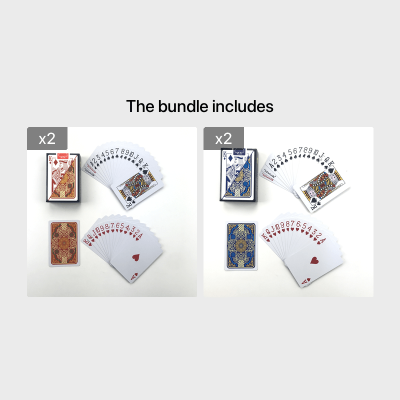 Jeu de cartes haut de gamme en plastique PVC, résistant à l’eau, lavable, motif pois, cadeau idéal pour fêtes et joueurs adultes.