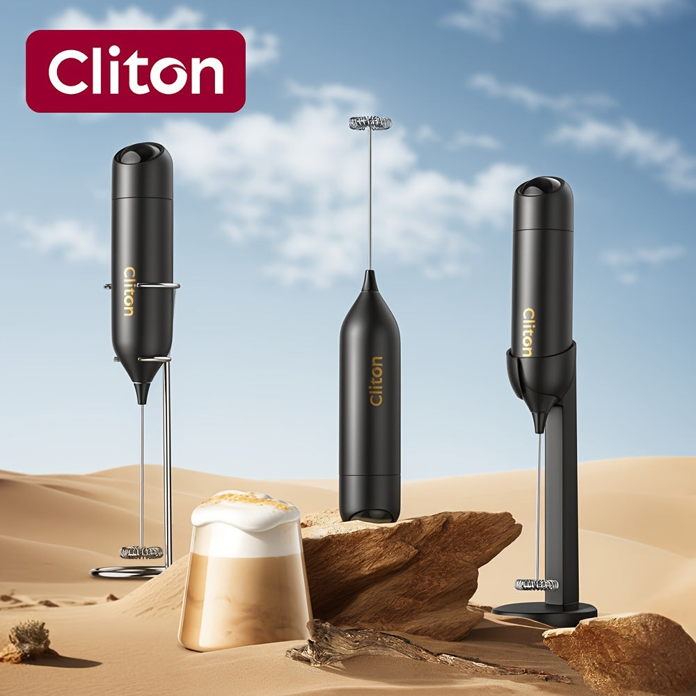 Mousseur à Lait Électrique Sans Fil : Fouet inox 304, fonctionnement silencieux, portable et compact, idéal café maison ou camping.