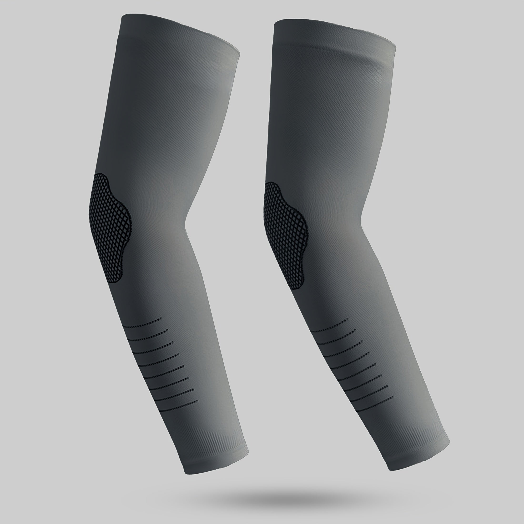 A Pair of Solid Color New High Elastic Arm Sleeves Suitable for Outdoor Sports And Daily Life