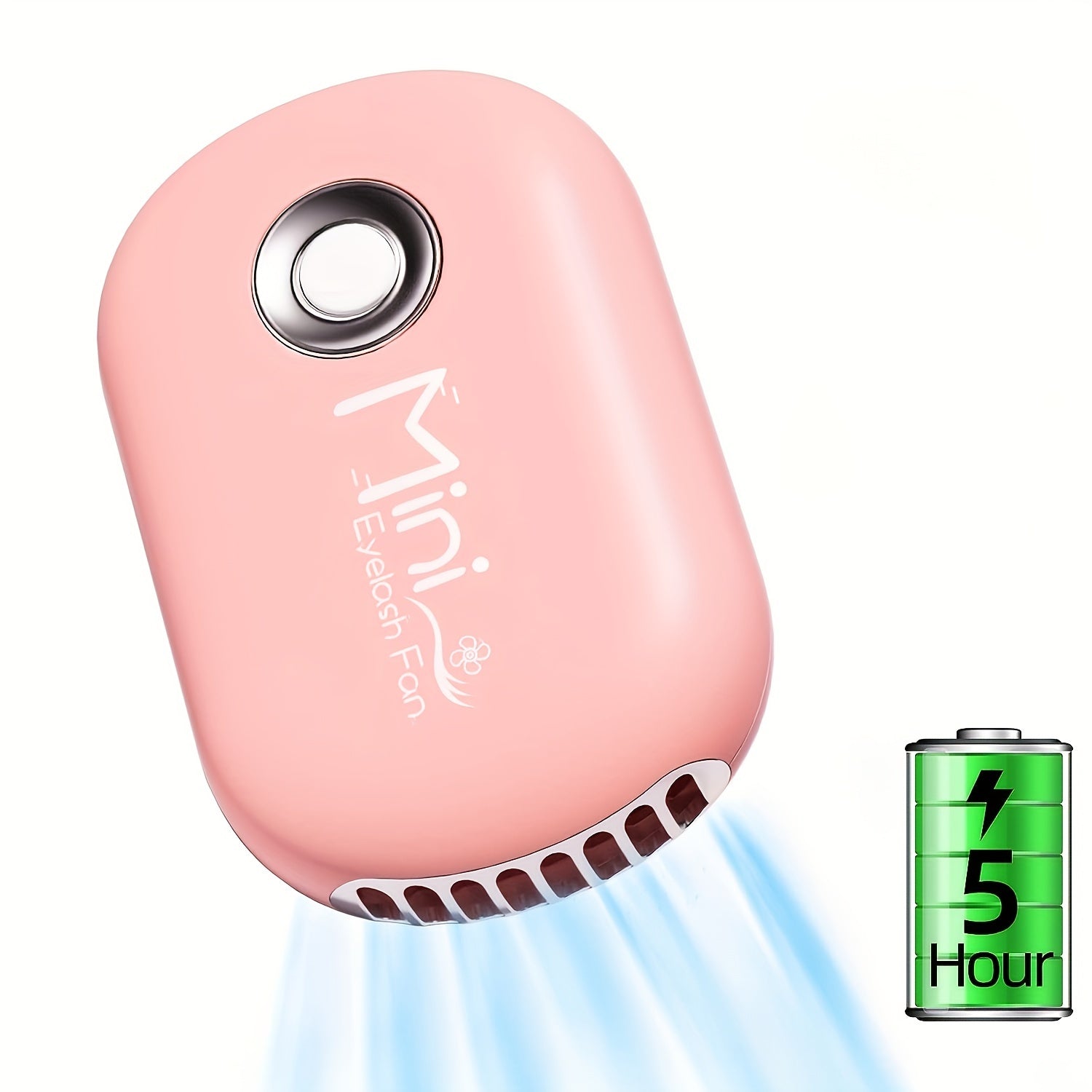 AORAEM Handheld Eyelash Dryer - Portable 3-Speed ​​Lash Blower with, 4-5H Runtime, Lash Dryer for Eyelash Extensions, Makeup &amp; Sensitive Beige, -C (No Airplane Mode)