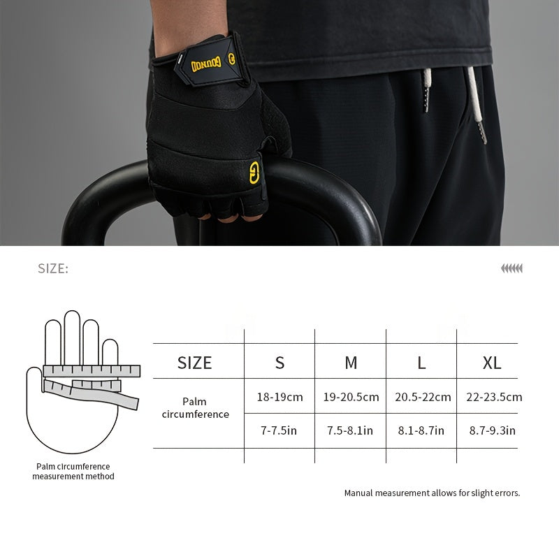 Gants de musculation robustes avec grip antidérapant, fermeture ajustable et design ergonomique pour bodybuilding, traction, haltérophilie et entraînements intensifs.