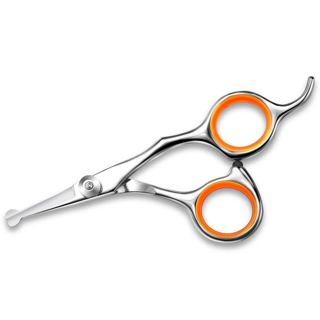 Ciseaux de toilettage sûrs et faciles avec tête ronde. Idéals pour couper les poils des animaux en toute sécurité, pour chiens et chats.