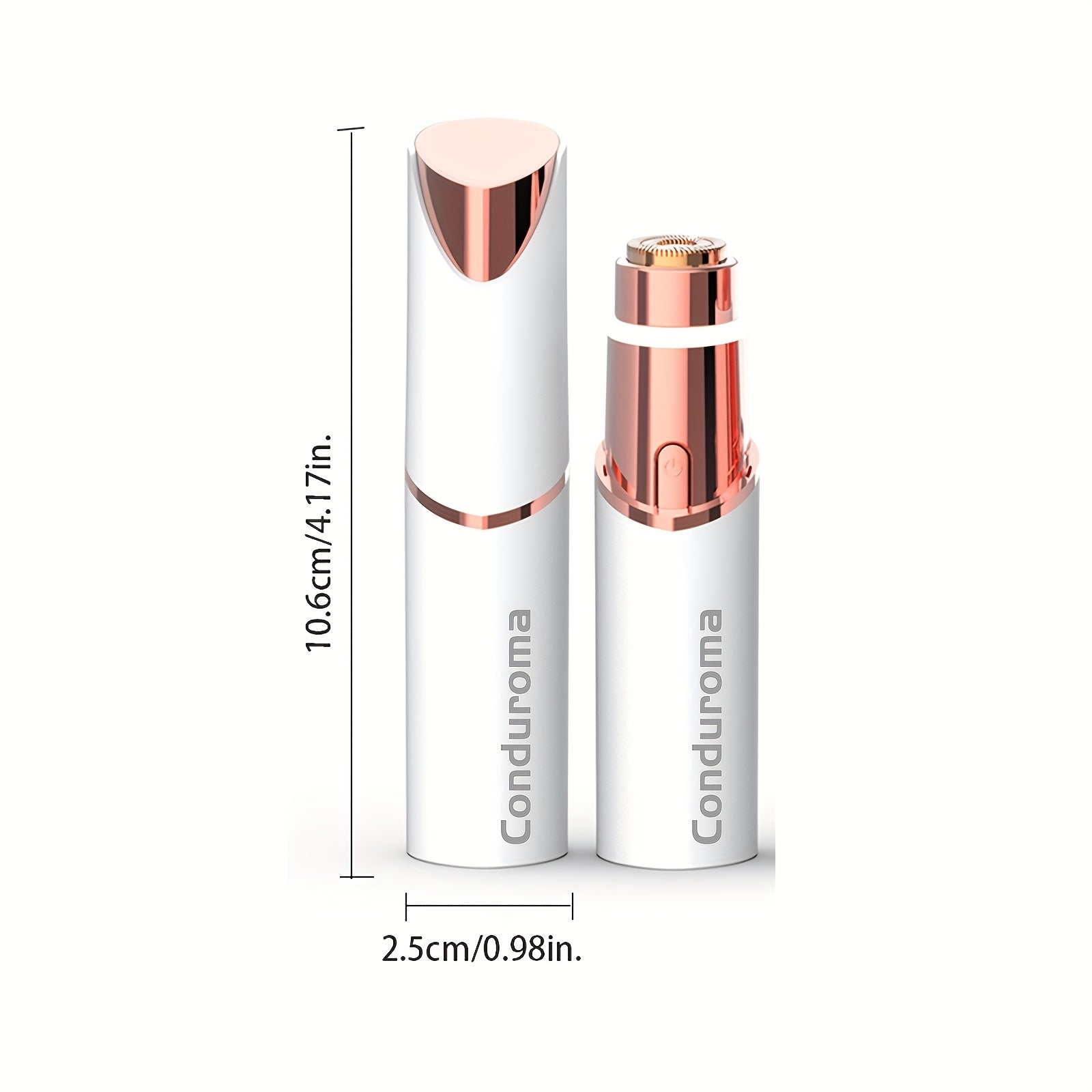 Épilateur visage LED indolore pour femmes, enlève poils du visage, lèvre supérieure, menton, bikini et duvet fin facilement.