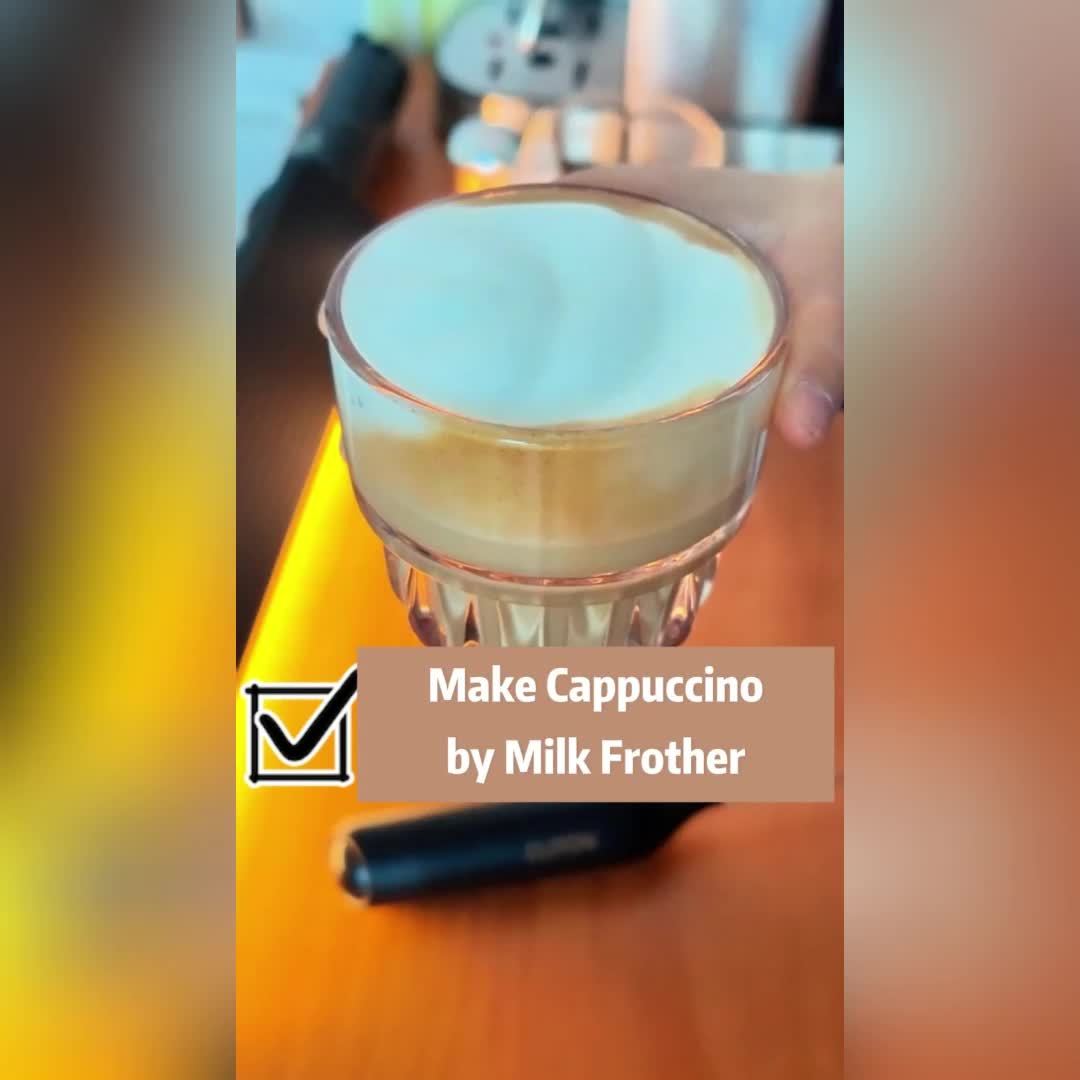 Mousseur à Lait Électrique Sans Fil : Fouet inox 304, fonctionnement silencieux, portable et compact, idéal café maison ou camping.