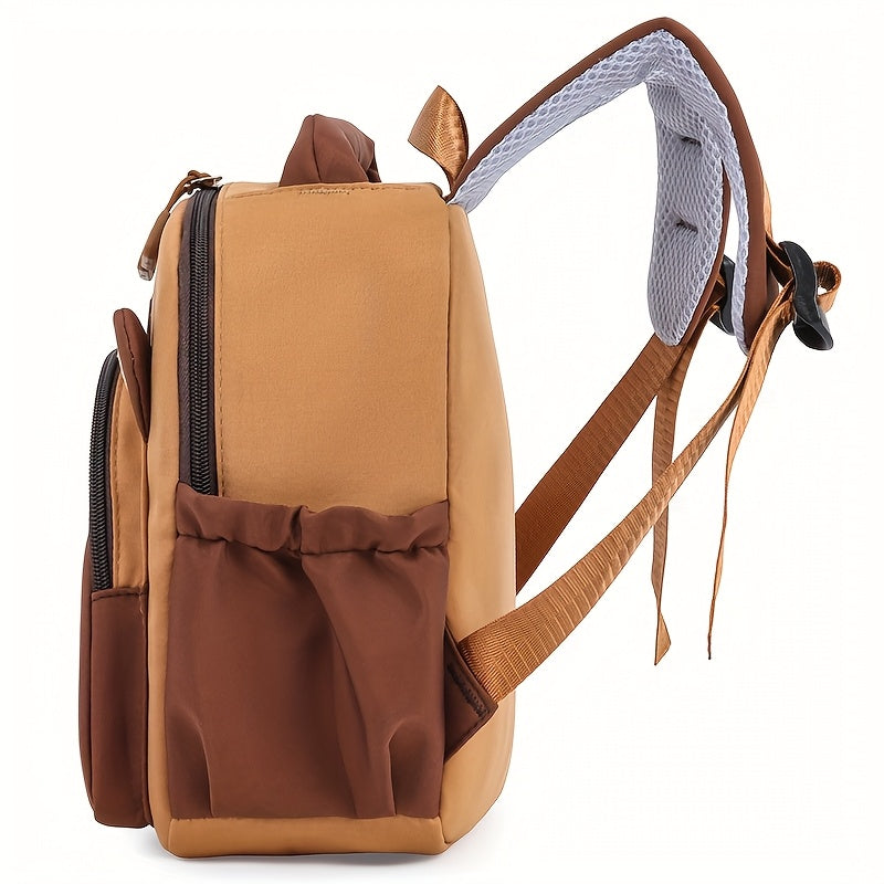 Cute Capybara Pattern Backpack - Large Capacity, Lightweight &amp; Stylish, Adjustable Straps, Durable Lining, Perfect for School, Travel &amp; Outings, Capybara Accessorie