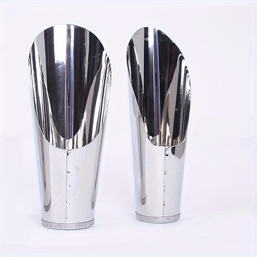 مجرفة دلو متينة من الفولاذ المقاوم للصدأ - مثالية للنباتات العصارية والشتلات والنباتات المزروعة في أوعية | أدوات أساسية للحدائق المنزلية مع مجرفة ناعمة وعاكسة