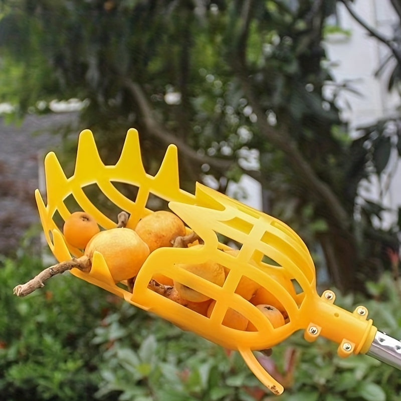Heavy-Duty Fruit Picker Tool with Lightweight Design - Efficient Harvesting for Orchards, Farms, Gardens - Durable Construction, Easy to Use Gardening Equipment for Apples, Cherries, Peaches, Tomatoes - Ideal for Home &amp; Like