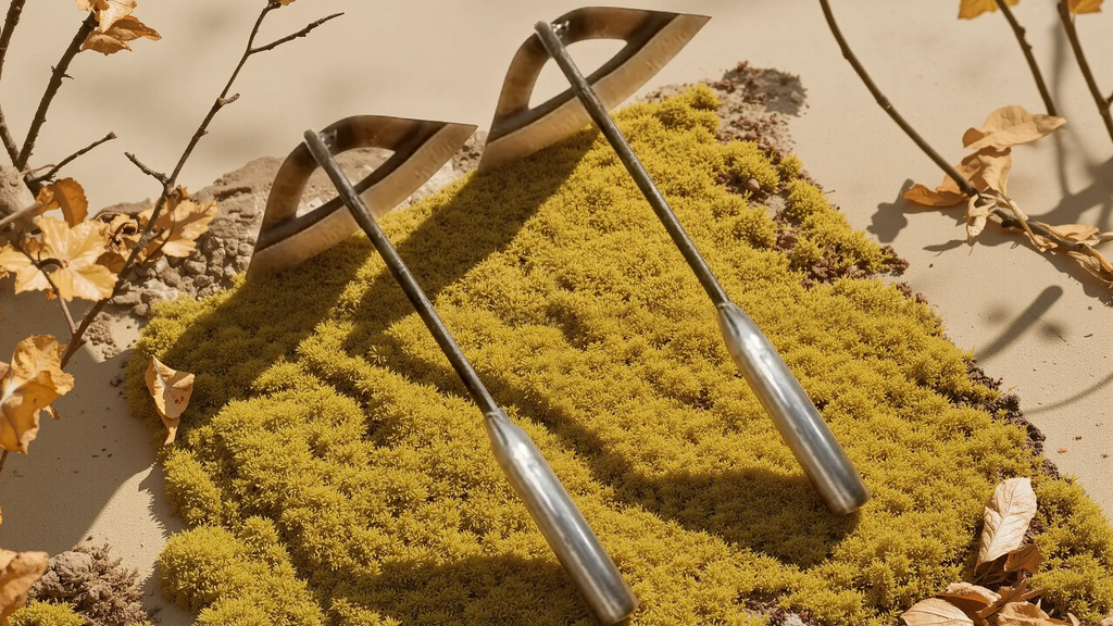 Premium All-Steel Hardened Hollow Hoe - Handheld Weeding Rake with Sharp Tines for Efficient Garden Maintenance, Durable &amp; Rust-Resistant, Ideal for Vegetable Gardens &amp; Garden Houses, Garden Hoe, Garden Tool, Rustresistant To