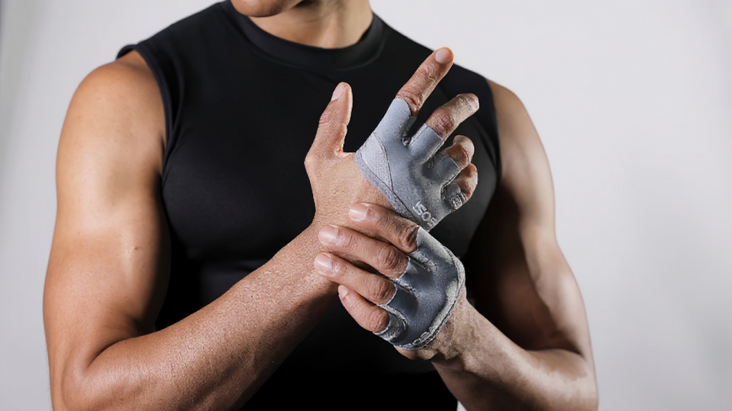 Gants de Fitness Mi-doigts Unisexes (2 pcs) : Respirants, antidérapants, tissu à séchage rapide, quatre doigts, matériau super fibre, fermeture facile.