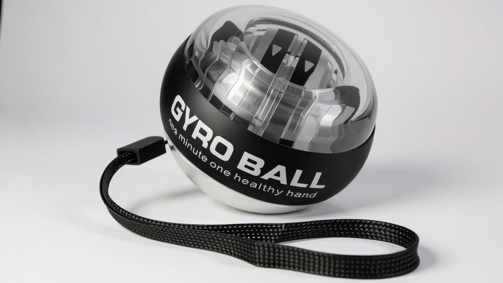 Gyroball, entraîneur de force pour poignets, bras et doigts, portable et durable, idéal pour les exercices musculaires et de rééducation.