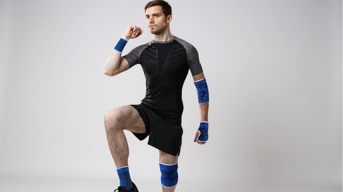 8 قطع/مجموعة، 10 قطع/مجموعة، مجموعة أدوات اللياقة البدنية لجميع المواسم، الركبتين الرياضية، المرفقين، المعصمين، راحة اليد، الكاحلين اللياقة البدنية، تدريب كرة القدم وكرة السلة للبالغين