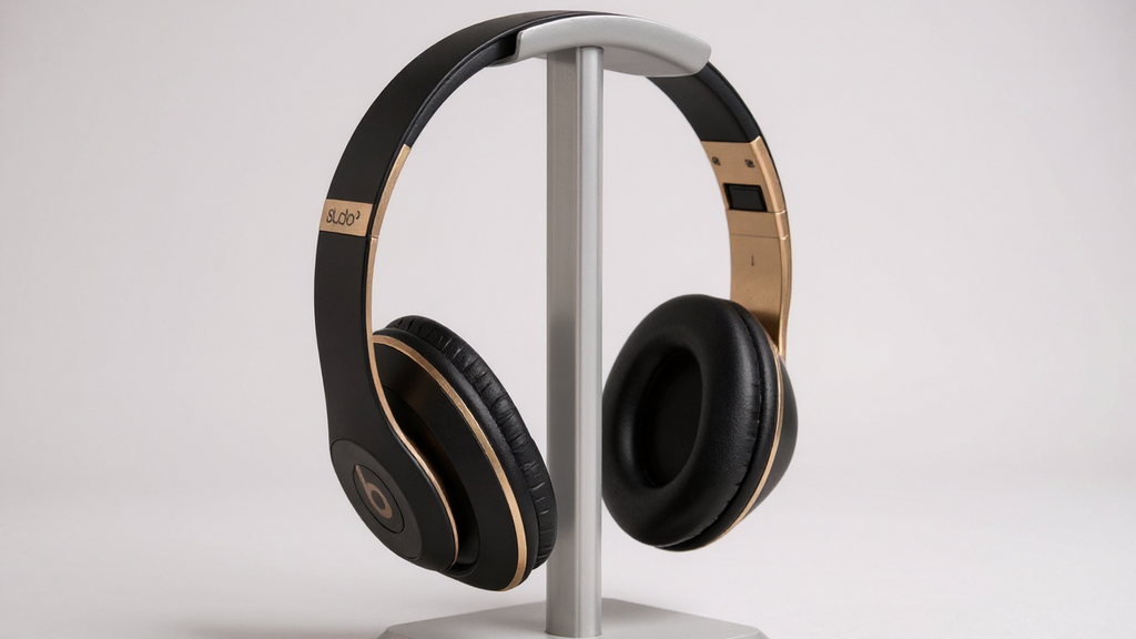 Premium ABS Desktop Headphone Stand - Sleek Gaming Earphone Holder for Office &amp; Gaming Room Display