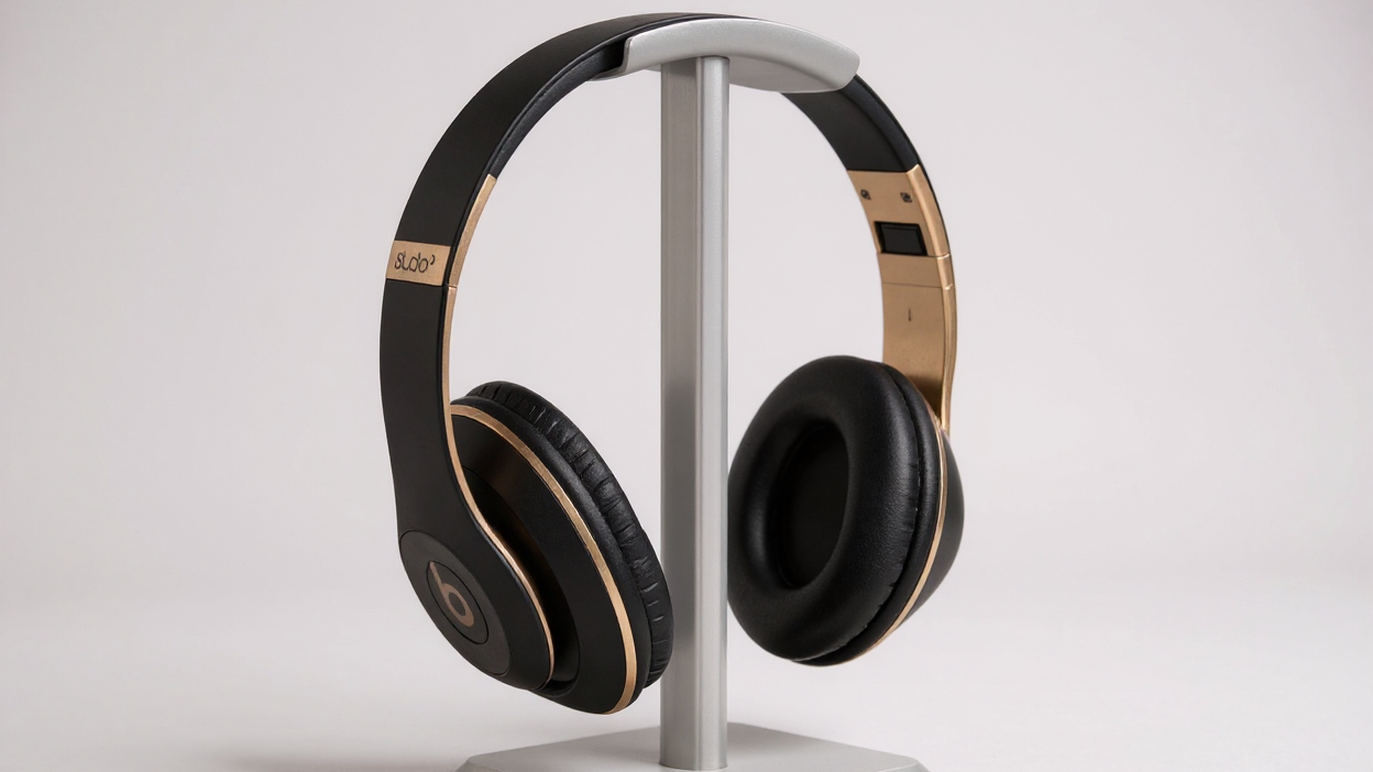 Premium ABS Desktop Headphone Stand - Sleek Gaming Earphone Holder for Office &amp; Gaming Room Display