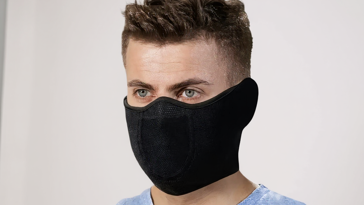 Masque d’hiver pour protection contre le vent et le froid, idéal pour moto, vélo, ski, randonnée et alpinisme, offrant confort et chaleur.
